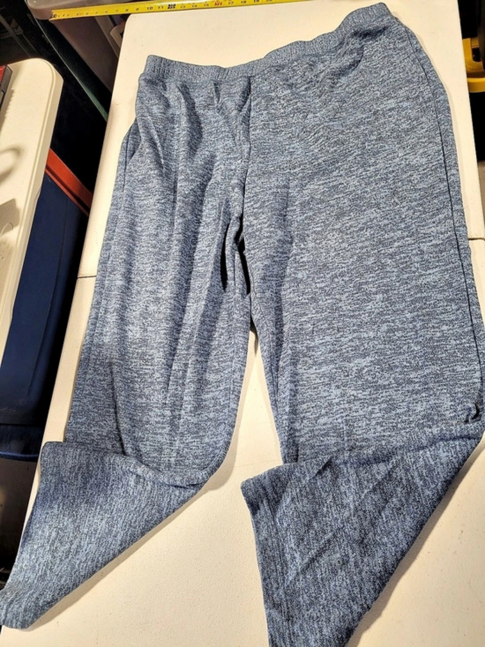 alfred dunner Women's Blue Knit Jogger Pants